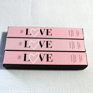 Lot of 3 fmg Love Lip Butter - Pucker Up, Flirtatious, Secret Crush, NIB